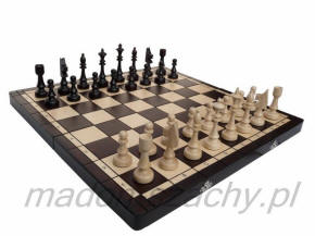 marmorista veistetyt shakkinappulat, magneetti, turnausvalmistaja Puola