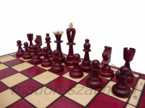 marmorista veistetyt shakkinappulat, magneetti, turnausvalmistaja Puola