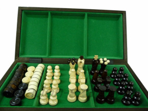marmorista veistetyt shakkinappulat, magneetti, turnausvalmistaja Puola